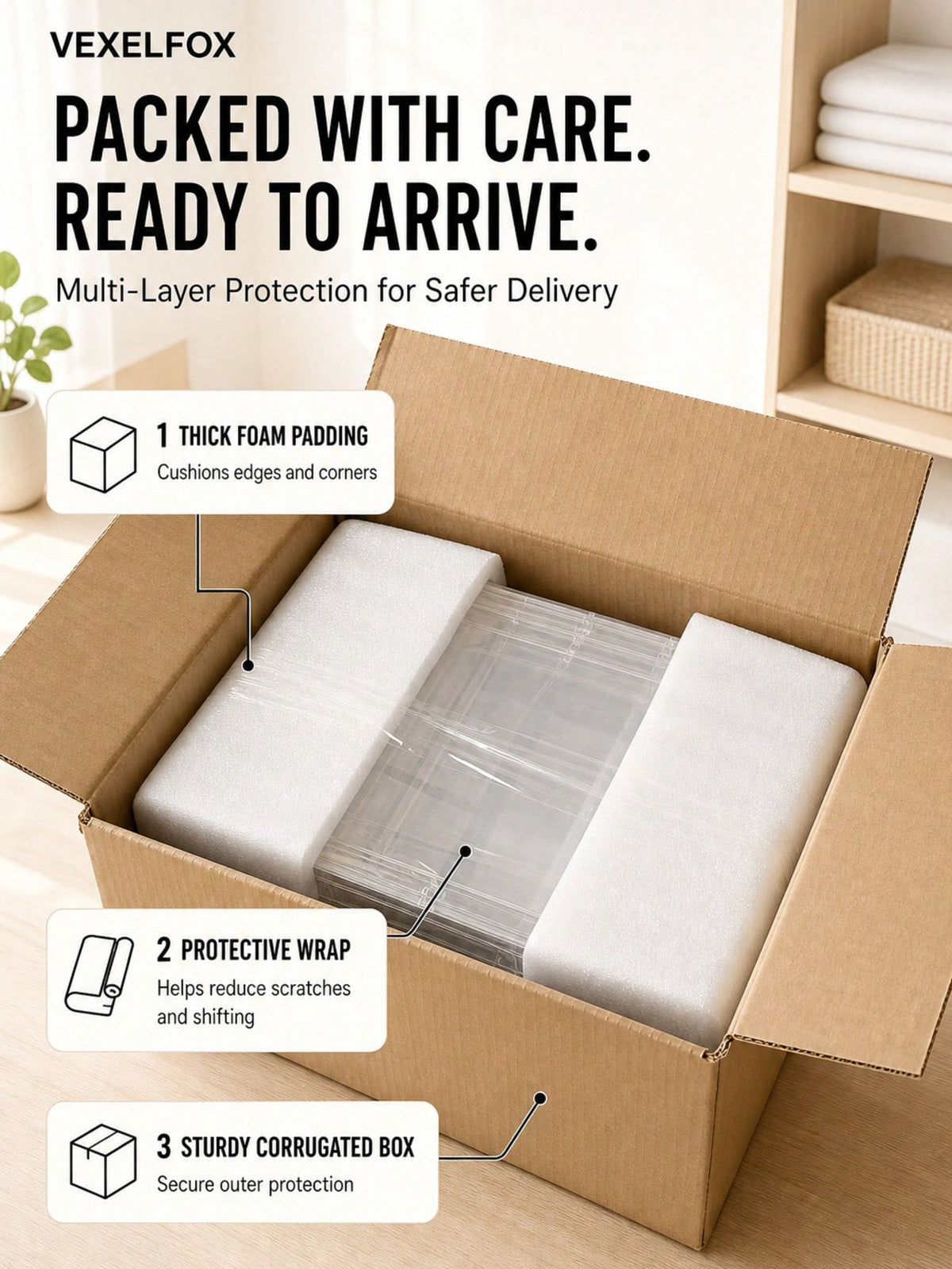 Clear Stackable Shoe Boxes with Lids – Fits US Size 12+, Thickened Plastic, White/Clear